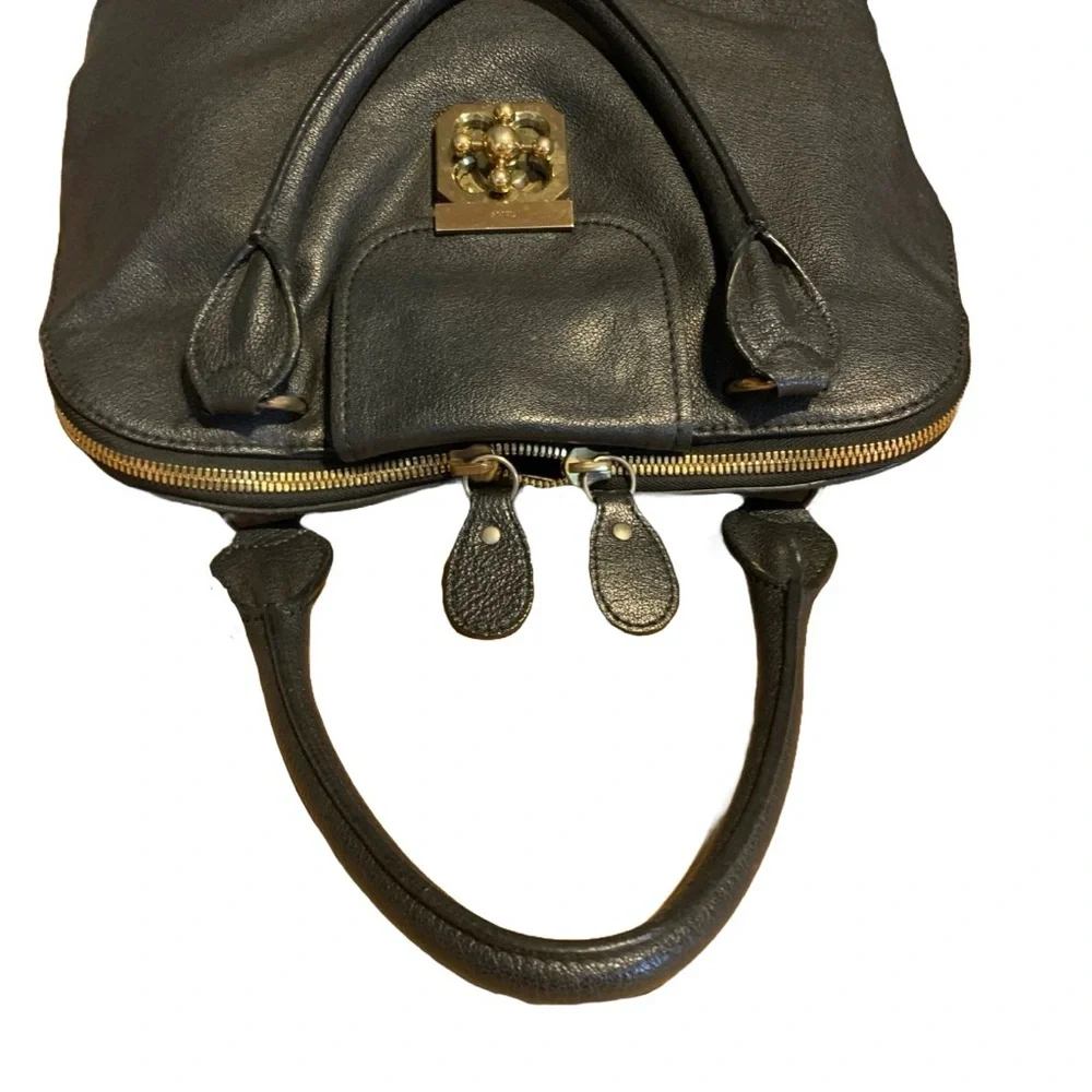 CHLOE BLACK LEATHER 
